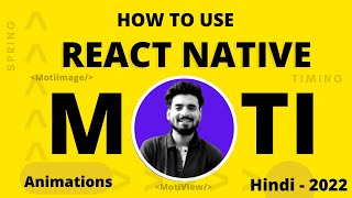 How to use React Native Moti - Animations π₯ | In Hindi 2022 | Engineer Codewala
