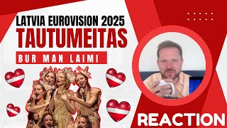 🇱🇻 Tautumeitas Win Supernova 2025! 🇱🇻  | Reaction \u0026 Review of ‘Bur Man Laimi’ for Eurovision 2025