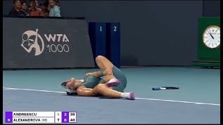 Bianca Andreescu's Brave Battle on the Court: The Heartbreaking Moment When Injury Strikes