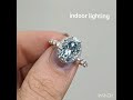 review of doveggs 4ct astro cut oval moissanite ring.