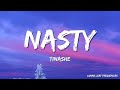 Tinashe - Nasty (Lyrics)