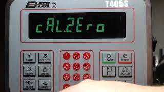 T405S Indicator Basics   Calibration