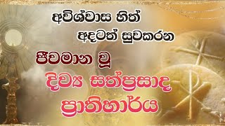 අදටත් ජීවමානව පවතින ලොව පලමු දිව්‍ය සත්ප්‍රසාද ප්‍රාතිහාර්ය - The Greatest Eucharistic Miracle