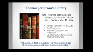 Jefferson's Legacy: A Brief History of the Library of Congress