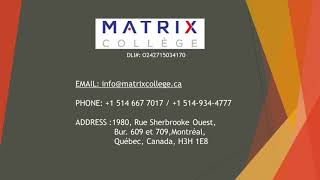 All you want to know about matrix college, courses, fees , duration, benefits of applying in it