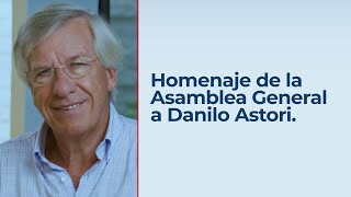 Homenaje de la Asamblea General a Danilo Astori.