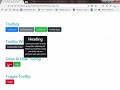 Bootstrap 4 [ #17  Tooltip ]