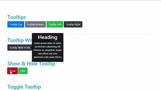 Bootstrap 4 [ #17 Tooltip ]