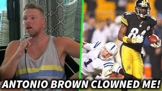 Pat McAfee's HILARIOUS Story Of Antonio Brown Returning A Punt Against Him
