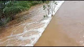 jayamangali river in Hindupur...  జయమంగలి నది ప్రవాహం...