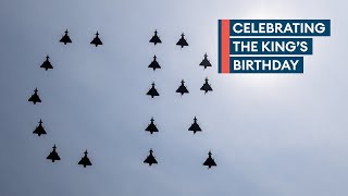 The military's spectacular King's Birthday flypast