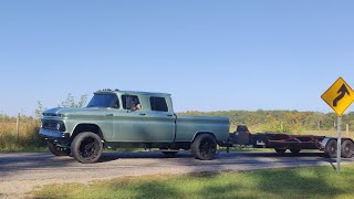 Working on it Then putting it to work Project Kermit 1962 c20 crew cab