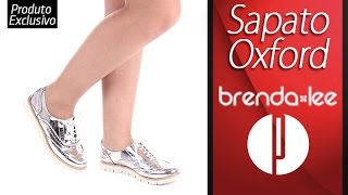 Sapato Oxford Feminino Brenda Lee - 6060347062