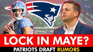 LATEST Patriots NFL Draft Rumors On Drake Maye, Trade Up For A Wide Receiver? Me