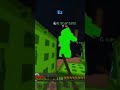 Crazy triple kill in bedwars 4s #viral