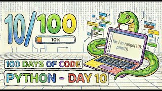 100 Days of Coding – Day 10: Nested Loops in Python for Pattern Printing