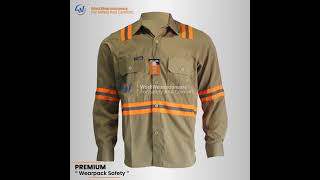 KEMEJA WEARPACK SAFETY  || SOLO CLOTHING KONVEKSI