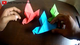 How to Make an Easy Bird Origami Step by Step for Beginner