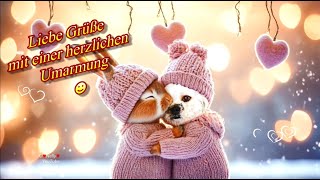 Guten Morgen ☕ Liebe Grüße am Donnerstag 😍 mit einer herzlichen Umarmung 🤗 für einen schönen Tag 💖