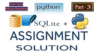 Insert Data In SQLite Table And Assignment Solution With Practical, #coding #practical #clanguage