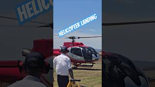 Helicopter Landing #shorts #travel #adventuretravel #helicopter