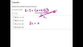 Isolate and Define Variables 2