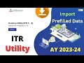 How to download ITR utility for AY 2023-24 | ITR utility | Offline JSON ITR utility | Prefilled data