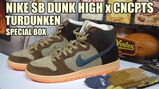 NIKE SB DUNK HIGH CONCEPTS TURDUNKEN SPECIAL BOX REVIEW + RESELL PREDICTIONS...DUNK OF THE YEAR?