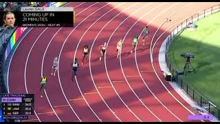 Elaine Thompson-Herah Second in 200m Heat
