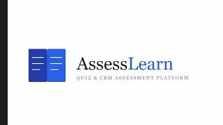 Assesslearn Tutorial Register Log In How To Build Your First Exam