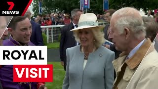 Royals visit Epsom races | 7 News Australia