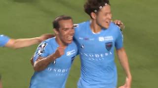 【公式】ゴール動画：レアンドロ ドミンゲス（横浜FC）75分 ジェフユナイテッド千葉vs横浜ＦＣ 明治安田生命Ｊ２リーグ 第24節 2019/7/27