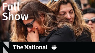 CBC News: The National | Anger in Israel after hostages killed by IDF in Gaza