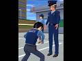 kecelakaan mobil anak polisi #sakuraschoolsimulator #shorts #police