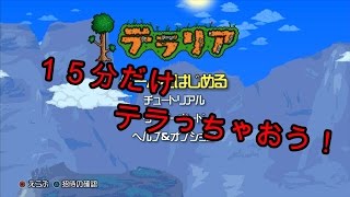 [PS3版テラリア]15分だけテラっちゃおう！第一回「マイクラではないのです」