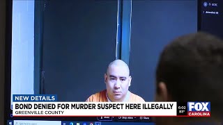 Upstate murder suspect denied bond again, placed on immigration hold