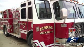 Edmond Fire Department donates truck to fellow department devastated by fire