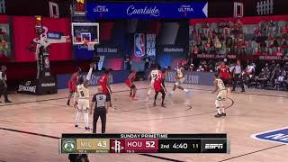 Houston Rockets vs Milwaukee Bucks || Full Game Highlights HD ||   August 2   NBA Restart