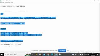 9618 AS Level Computer Science - Binary Coded Decimal (BCD)