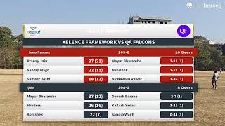 Xelence Framework vs QA Falcons Live Cricket Match | Sagitec Premier League 2025 Live - Denobilo Pu