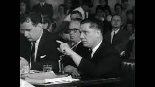 Jimmy Hoffa, RFK, JFK McClellan Senate Testimony