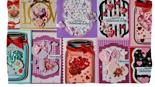 10 Valentinstagskarten / Papiere und Sticker von Action, Temu \u0026 Woolworth /10 Valentine's Day Cards