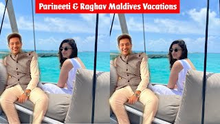 Parineeti Chopra & Raghav Chadha enjoying vacations in Maldives after their dreamy engagement ❤️