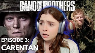 BAND OF BROTHERS EP 3 - FIRST TIME WATCHING REACTION *Carentan*