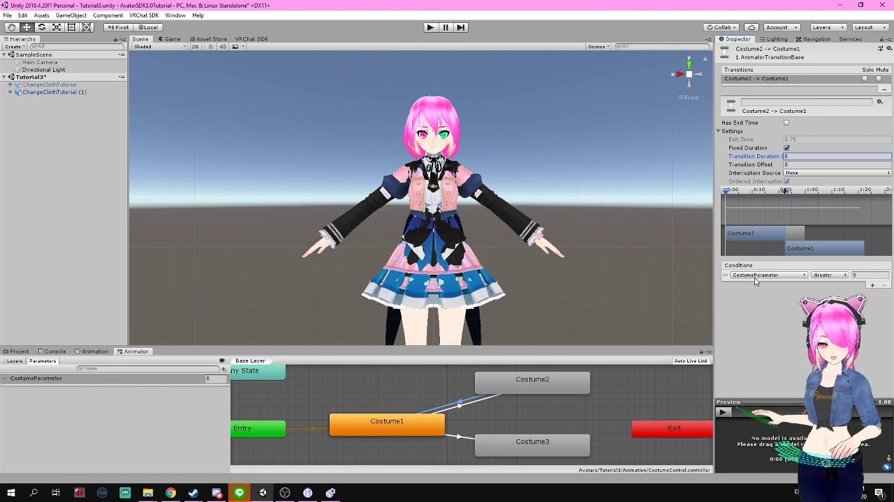 VRChat Avatar 3.0 Tutorial: 03 How To Swap Outfit - YouTube