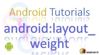 37 Android Layout Weight |