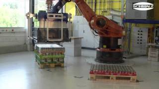 Vacuum Layer Gripping System SPZ-M-C for Handling Bottles and Cans | Schmalz