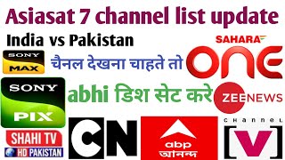 Asiasat 7 new channel list update|| 26:08:2024