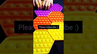 Oddly Satisfying Hexagon Pop-Its ASMR #shorts