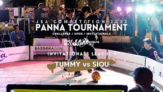 【渋谷の真ん中、2V2でヤバかった世界チャンピオンたちが今度は1V1で遊び魅せる】PANNA TOURNAMENT invitationals leagueB　TUMMY vs SIOU